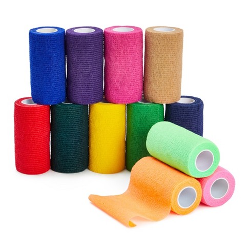  Juvale 12 Rolls Colorful Self Adhesive Bandage Wrap 4