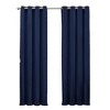 GoodGram 2 Pack Hotel Thermal Grommet 100% Blackout Window Curtain Panels - 2 of 2
