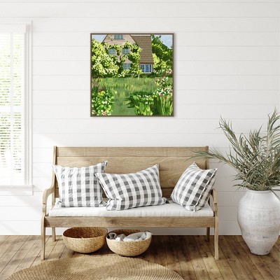 Amanti Art 30"x30" They Find A Way II by Melissa Wang Framed Canvas Wall Art Print