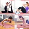 Gruper Non Slip Eco Friendly Yoga Mat with Carrying Strap for Women Fitness Exercise Pilates and Home Workouts - 2 of 4