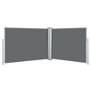 vidaXL Retractable Side Awning Anthracite 39.4 in.x393.7 in. - 2 of 4