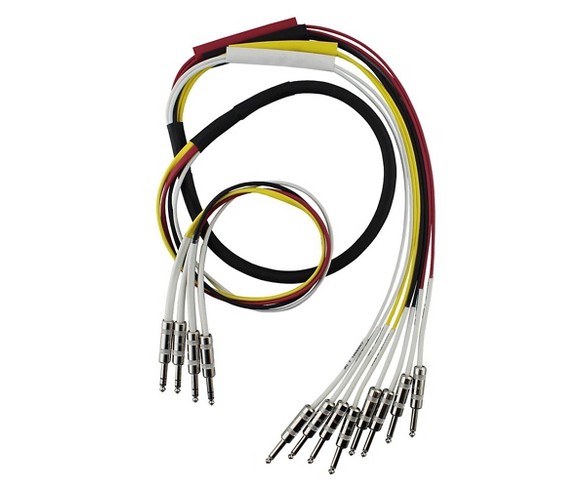 Rapco Horizon 4-Channel TRS(M)-Dual 1/4" Insert Snake 6.5 ft.