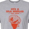 Women's - Jurassic Park - Isla Nublar 1993 Tour Cropped Graphic T-Shirt - 2 of 4