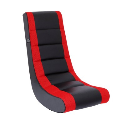 Video Rocker Gaming Chair Black/Red - The Crew Furniture