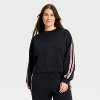 Women's Airy Sleek Lace Trim Crewneck Sweatshirt - All In Motion™ - 4 of 4