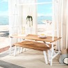 Willamy 3 Pc Dining Set - Outdoor - PAT6761 - Safavieh - 3 of 4