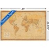 Trends International Antique World Map 2024 Unframed Wall Poster Prints - 3 of 4