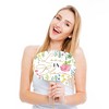Big Dot of Happiness Funny Wildflowers Bride - Boho Floral Bridal Shower and Wedding Party Photo Booth Props Kit - 10 Piece - 2 of 4