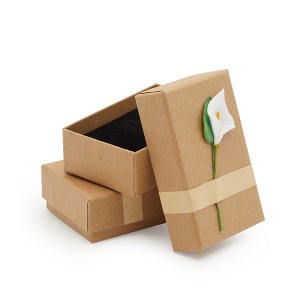 Juvale 24-Pack Jewelry Gift Boxes with Lids - Lily Flower Small Cardboard Gift Box for Necklace Packaging Bulk (3.5x2.2x1.2 In) - 1 of 4