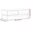 vidaXL Wooden Coffee Table FLAM - 4 of 4
