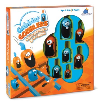 blue orange Gobblet Gobblers Board Game
