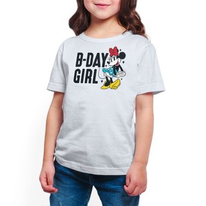 Girls' - Disney - B-Day Girl Short Sleeve Graphic T-Shirt - 1 of 4