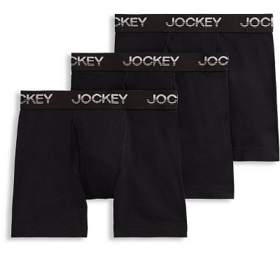 Jockey Boys' Underwear Cotton Stretch Boxer Brief - 3 Pack, Black/Lantern  Grey/Brilliant Red, S : : Everything Else