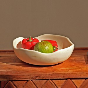 Gulches Decorative Bowls: Eco-Friendly Organic Salad Bowl for Home and Kitchen - 1 of 4