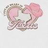 Social Collective Men's My Heart In Texas  Valentines Day Short Sleeve Graphic Cotton T-Shirt - 2 of 3