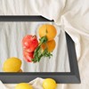 Apmir Rectangular Diamond Shape Aluminum Alloy Frame and Tempered Glass Wall Mirror in Matte Black/White/Silver/Dark Brown Wood/Light Yellow Wood - 3 of 4