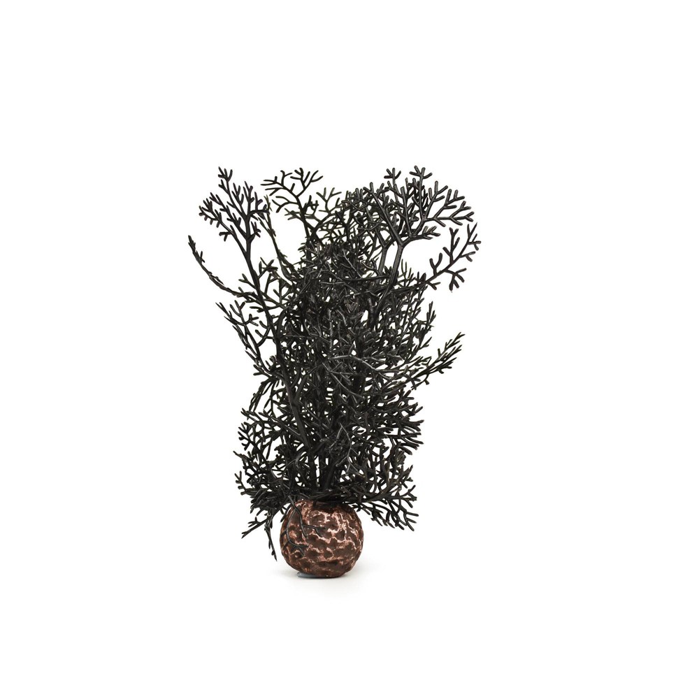 Photos - Aquarium Decoration BiOrb Sea Fan Aquarium Artificial Plants - Black - S 