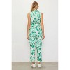 Women's Lily Print Twill Sleeveless Jumpsuit - SKIES ARE BLUE - 2 of 4