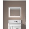 Ridstar 36 in. W x 30 in. H Gray Rectangular Bathroom Mirror with LED Lights - 2 of 4