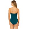 Women's Live In Color Twist Front Shirred One Piece Swimsuit - 3 of 4