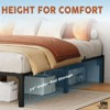 Jojoka Twin/Full/Queen Metal Bed Frame, 6/8/10/14" High Platform with Iron Slats, No Box Spring or Screws Needed, Heavy Duty Support Up to 800 lbs - 3 of 4