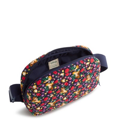 Vera Bradley Women's Disney Princesses Cotton Large Cube Belt Bag Belle Rose Floral — фото 3