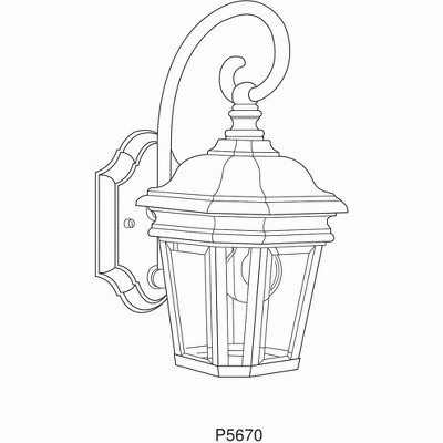 Oil Rubbed Bronze Outdoor Wall Lantern with Clear Glass Panels