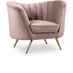 Meridian Furniture,Margo Velvet Chair - 1 of 4