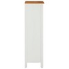vidaXL Modern Wine Cabinet - Spacious Wooden Storage for Wine Enthusiast - Solid Oak and Acacia Wood Construction - Holds 35 Bottles - 3 of 4