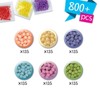 Aquabeads Pastel Solid Bead Pack, Arts & Crafts Bead Refill Kit for Children - over 800 solid beads in 6 pastel colors - 2 of 3