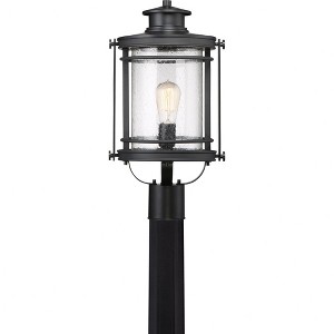 Quoizel Lighting Booker 1 - Light Post Light in  Mystic Black - 1 of 4