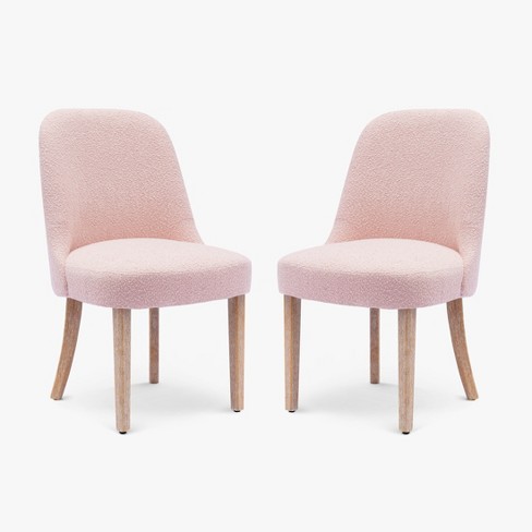 WestinTrends Mid-Century Modern Upholstered Boucle Dining Chair (Set of 2) - image 1 of 4