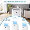 14000Btus Portable Air Conditioner 3-in-1 AC Unit Low Noise With Cooling / Fan & Dehumidifier / Sleep Mode - 3 of 4
