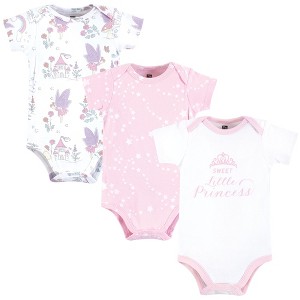 Hudson Baby Infant Girl Cotton Bodysuits, Fairy Princess - 1 of 4