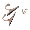 Unique Bargains Curtain Holdbacks Wall Peg Hooks Zinc Alloy 2.83"x0.63" 1 Pair - 4 of 4