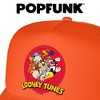 Looney Tunes Character Logo Foam Trucker Cap Orange - 4 of 4