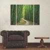 Trademark Fine Art Dennis Frates Bamboo Path 3 Piece Panel Set Art - 3 of 3