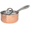BergHOFF Vintage 13Pc Tri-Ply Copper 18/10 Stainless Steel Cookware Set With Stainless Steel Lids and Spatula Set, Hammered - 2 of 4