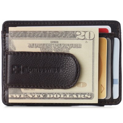 Alpine Swiss Rfid Dermot Money Clip Front Pocket Wallet For Men Leather ...