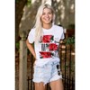 Noel Poinsettia Christmas Flower Graphic T Shirt Men or Women Brisco Brands - 4 of 4