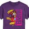 Men's - Marvel - Super Hero Women Sound Effects Short Sleeve Graphic T-Shirt - 2 of 4