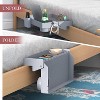 MaseiKar Bedside Shelf for Bed, Foldable Bunk Bed Shelf Organizer for Room Essentials Clip On Nightstand Bed Side Shelf Tray - 2 of 4
