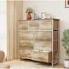 Kumasinova Dresser for Bedroom,Tall Chest of Drawers with Metal Frame and Wood Top,Storage Tower for Kid Room,Closet,Entryway,Nursery - 2 of 4