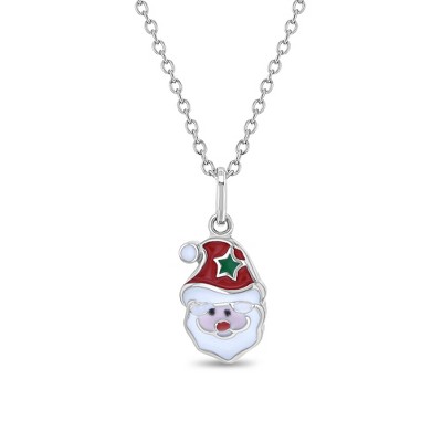 Girls' Colorful Rainbow Sterling Silver Necklace - in Season Jewelry