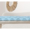 HomeRoots 14" X 36" Light Blue And Off-White 100% Cotton Geometric Zippered Pillow - 2 of 4