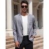 Men's Casual Blazer Sport Coat Two Button Lightweight Business Jackets - 3 of 4