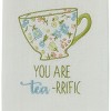 Park Designs You Are Tea-Rrific Embroidered Dishtowel Set of 2 - 3 of 3