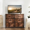 SKRAN Dresser For Bedroom With 6 Fabric Drawers, Wide Chest Of Drawers With Metal Frame, Storage Dresser Organizer Unit For Living Room - 2 of 4
