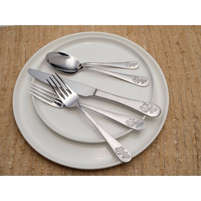 Towle 20pc Everyday Enjoy Flatware Set: 18/0 Stainless Steel, Dishwasher-Safe, Service for 4, Includes Knives & Forks