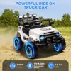 12V Ride On Truck Car, Kids Electric Vehicle with Parent Remote Control, Battery Powered Ride On Toy Truck with Spring Suspension - 4 of 4